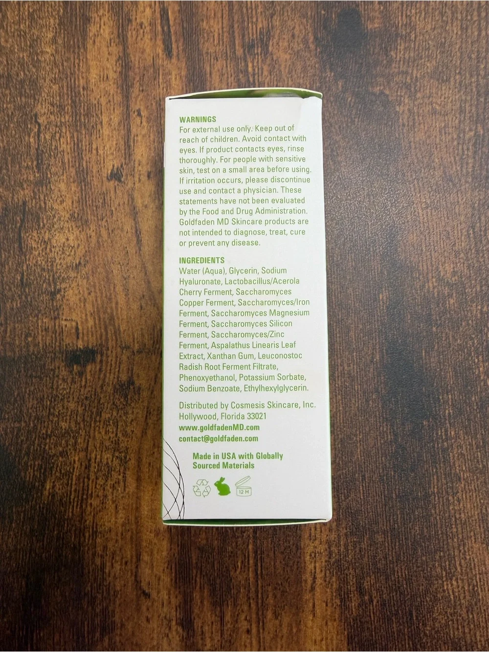 NEW Goldfaden MD Radical Difference Advanced Antioxidant Serum - 1 Fl oz / 30mL
